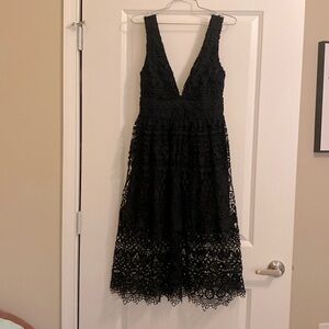 Lulu Black Lace Dress